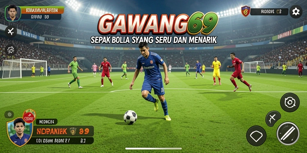 Tampilan menarik dari gameplay GAWANG69 yang penuh aksi sepak bola.