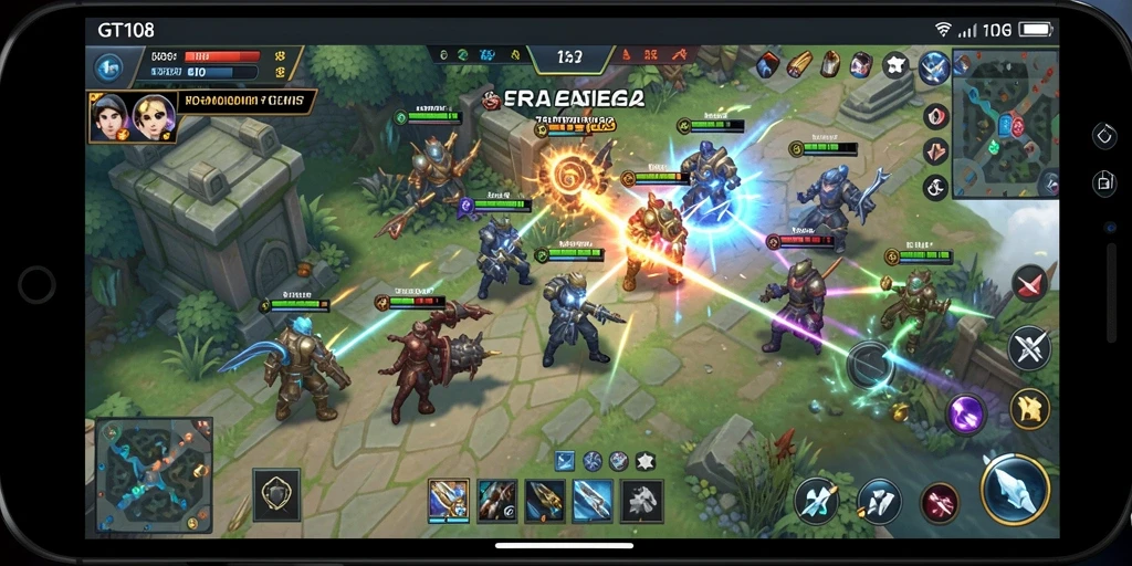 Tampilan gameplay menarik dan seru dari GT108 dalam genre SLG.