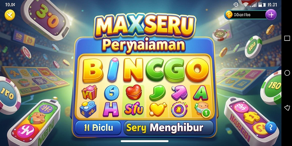Tampilan gameplay Bingo dari MAXSERU yang seru dan interaktif.
