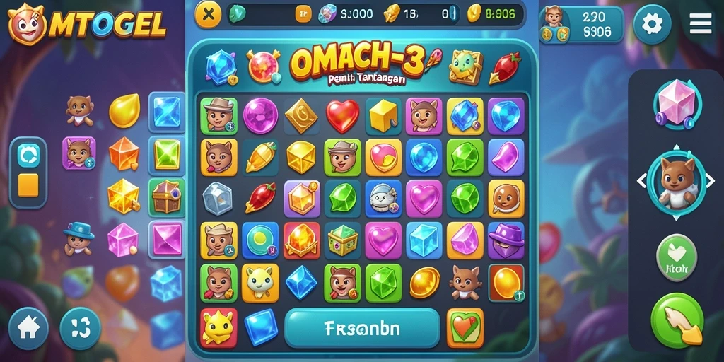 Tangkapan layar gameplay seru OMTOGEL yang penuh warna.