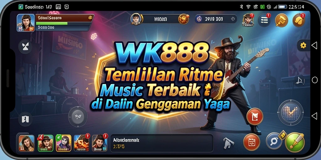 Tampilan gameplay musik di WK888 yang menarik dan interaktif.